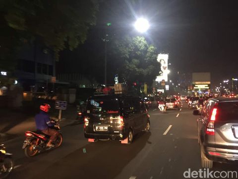  Arus lalu lintas dari Tendean-MT Haryono, Kamis (21/6/2017)