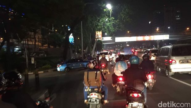  Arus lalu lintas dari Tendean-MT Haryono, Kamis (21/6/2017)