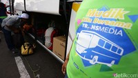 Para pemudik akan diberangkatkan menuju sejumlah kota di Pulau Jawa.