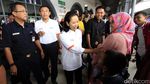 Menteri Rini Lepas Mudik Bareng BNI Naik Kereta Api