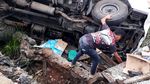 Mobil Tabrak Kios di Jalur Mudik Cileunyi