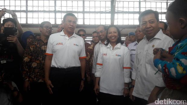 Ketua DPR dan Menhub sidak di Senen / 