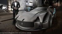 Sedan futuristik ini sepertinya ditujukan untuk mereka yang suka menonton konser. Foto: Pool (Carsscoop)