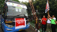 Mudik gratis yang bertemakan Mudik Bareng BUMN 2017 ini merupakan implementasi dari BUMN hadir untuk negeri. Foto: dok. AP II