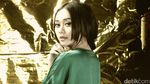 Sexy Eyes! Aura Kasih Berkaftan Hijau