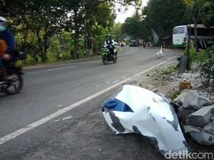 Ada Ceceran Solar di Jalan Yogya-Wonosari, Pemudik Diimbau Waspada