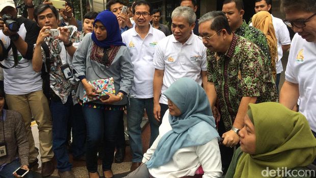 Djarot Tak Hadir, Walkot Jakpus Lepas Mudik Penyandang Disabilitas