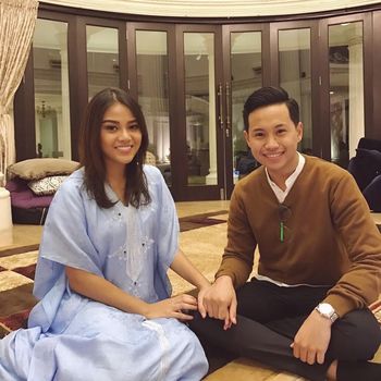 Foto: Inspirasi Kaftan untuk Lebaran ala Aurel Hermansyah