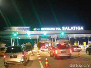 H-2 Lebaran, Tol Semarang-Salatiga Lancar
