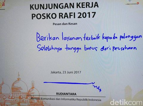 Menkominfo ke Dirut Telkomsel: Karyawan Dikasih Bonus, Dong