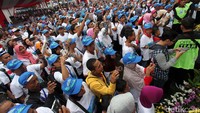 PT Pertamina (Persero) memberangkatkan 4.800 peserta mudik gratis.