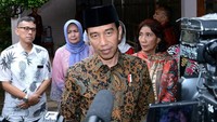 Jokowi mengatakan kondisi kesehatan Solihin mulai membaik. Kris/Setpres.