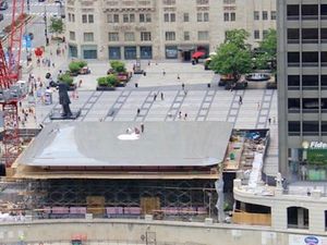 Apple Store di Chicago Mirip MacBook Air