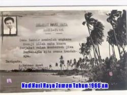 Jadul! Begini Bentuk Kartu Lebaran di Tahun 60-an