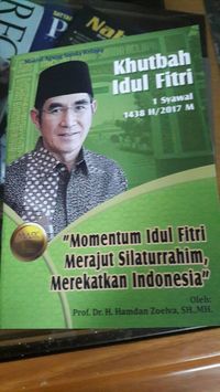 Hamdan Zoelva Jadi Khatib Salat Id di Masjid Sunda Kelapa