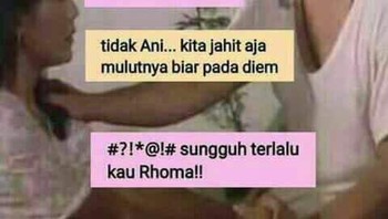 Rhoma vs Ani. Foto: internet