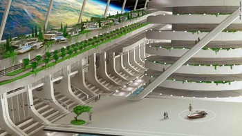 Penampakan dalam Asgardia yang terlihat sangat luas. Foto: istimewa