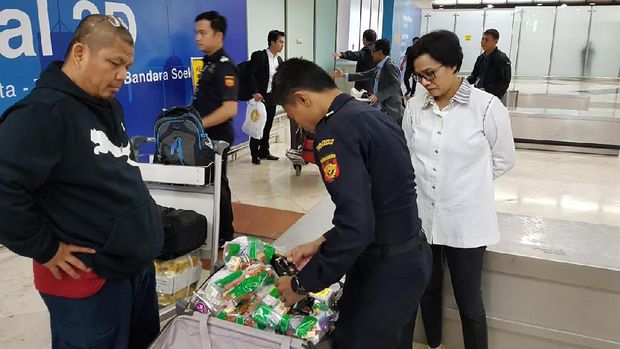 H-1 Lebaran, Sri Mulyani Sidak ke Bandara Cengkareng