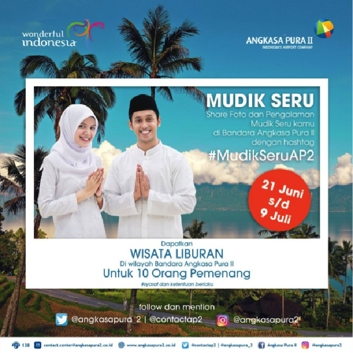 Mau Liburan Gratis? Ikuti Kontes Foto #MudikSeruAP2