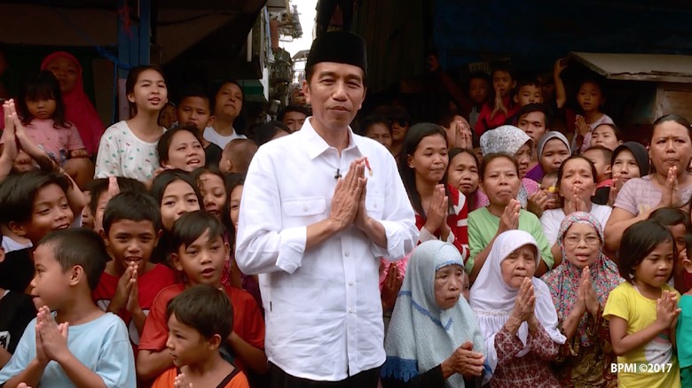 Cerita di Balik Video Ucapan Lebaran Jokowi Bersama Ibu-ibu