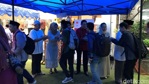 Perayaan Idul Fitri 4.000 WNI di KBRI Tokyo 'Diwarnai' Hujan Deras 