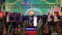 Festival ini untuk menyambut Hari Raya Idul Fitri 1438 H sekaligus ulang tahun DKI Jakarta.