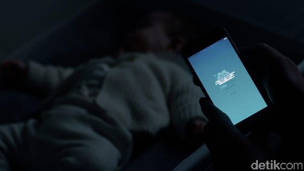 Ranjang bayi bisa diatur dengan aplikasi HP