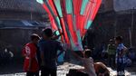 Ngapungkeun Balon Sambut Idul Fitri di Garut