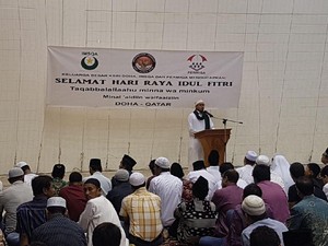 Usai Salat Id, WNI di Doha Doakan Konflik Qatar Segerai Usai