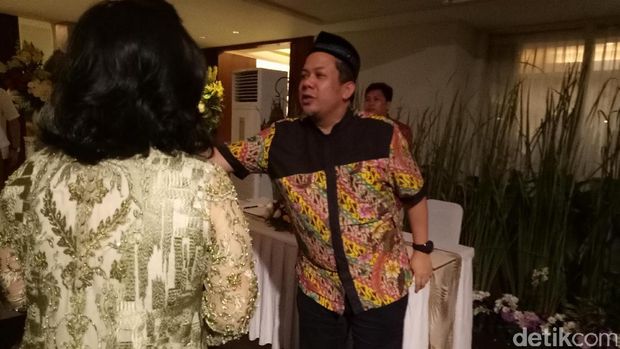 Ketua DPR Setyo Novanto menggelar open house.
