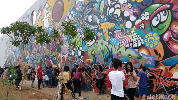 Lebaran di RPTRA Kalijodo, Ini Tempat yang Instagramable untuk Foto