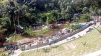 Teras Cikapundung menjadi salah satu tempat tujuan wisatawan saat libur Lebaran.