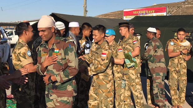 Saat Prajurit TNI di Lebanon Rayakan Lebaran Bersama Saddam Hussain