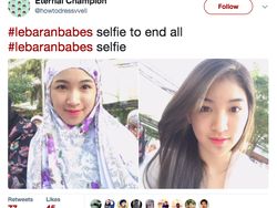 Ramai-ramai Pamer Selfie Cantik #LebaranBabes