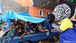 Pengunjung Ancol Membludak