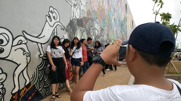 Lebaran di RPTRA Kalijodo, Ini Tempat yang Instagramable untuk Foto