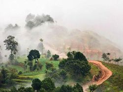 Potret Keren Perkampungan di Atas Awan