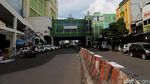 Kawasan Pasar Tanah Abang Masih Lengang
