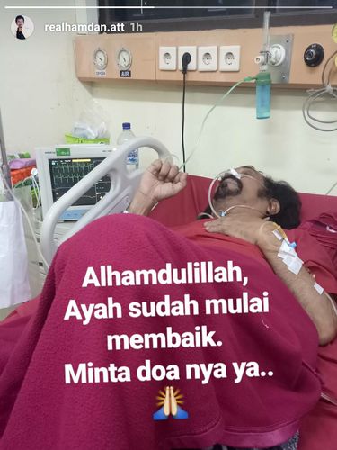 Dilarikan ke ICU, Hamdan ATT Sempat Tak Sadarkan Diri