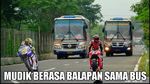 Kumpulan Meme Kocak Mudik dengan Sepeda Motor