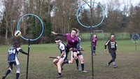 Beberapa bahkan menggelar turnamen Quidditch. REUTERS/Neil Hall.