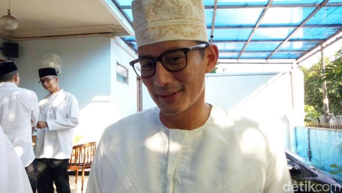 Hadiri Open House SBY, Sandiaga Ungkap Obrolan dengan Agus
