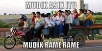 Meme Lucu Mudik Naik Motor