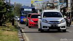 H+2 Arus Balik Lebaran, Gerbang Tol Cileunyi Padat