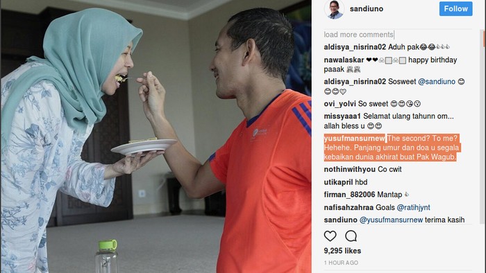 Canda Yusuf Mansur soal Kue Ultah Sandi: The Second to Me?