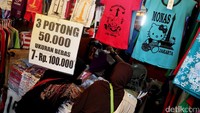 Harga yang ditawarkan muali dari puluhan ribu sampai ratusan ribu rupiah.
