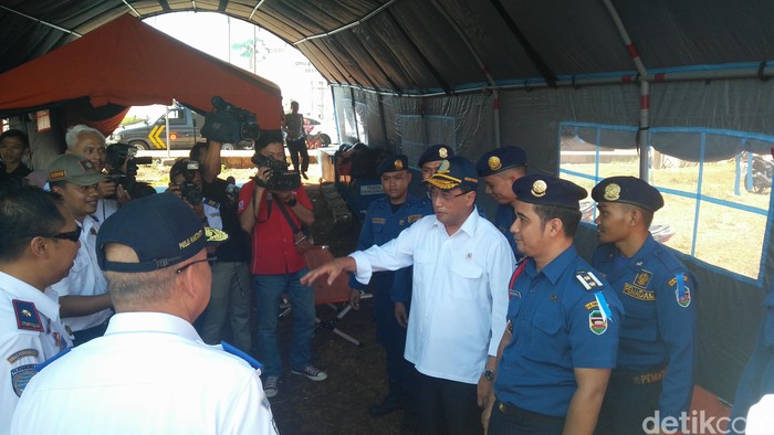 Menteri Perhubungan Cek Kesiapan Arus Balik di Tol Cikopo