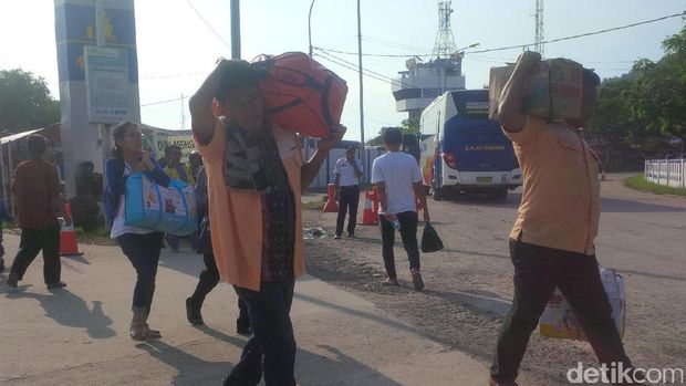 Terminal Terpadu Merak, Kamis (29/6/2017)