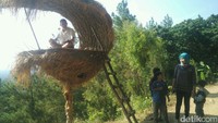 Di destinasi wisata ini, ada banyak spot yang bisa digunakan wisatawan untuk foto-foto. Salah satunya adalah Rumah Marsupilami ini (Usman Hadi/detikTravel)