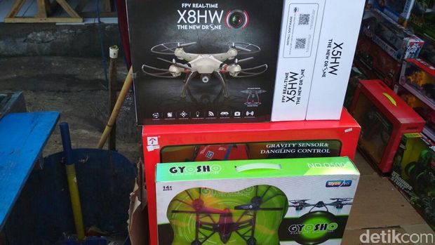 Drone di Pasar Gembrong